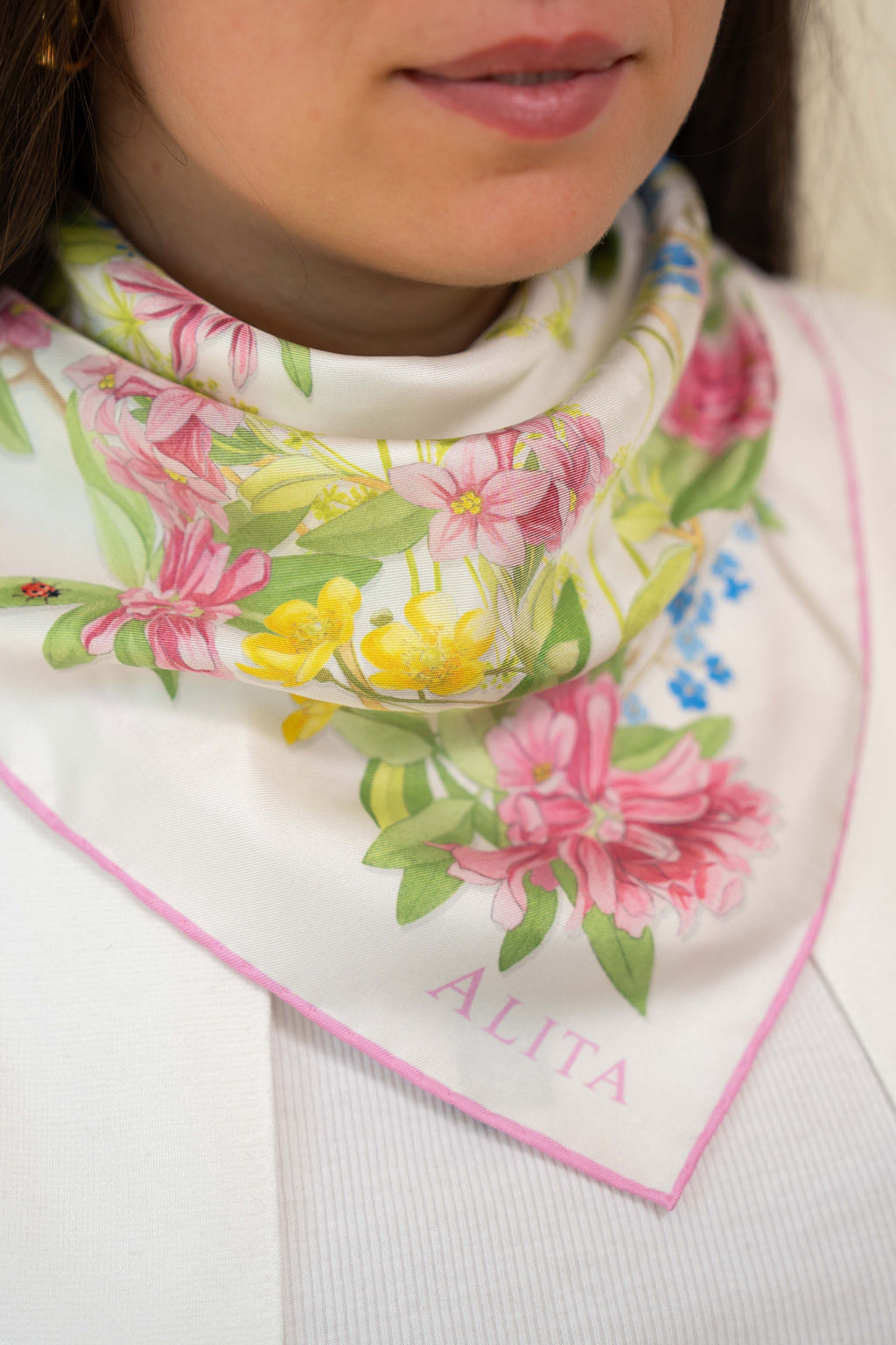 FOULARD ROSE